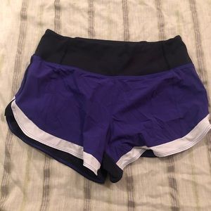 Women’s Athleta shorts Black Purple Size Small